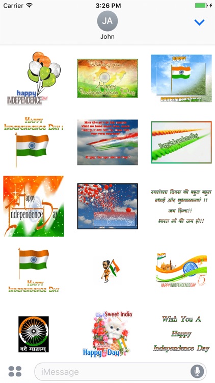 Animated 15 August Independence Day GIF Stickers