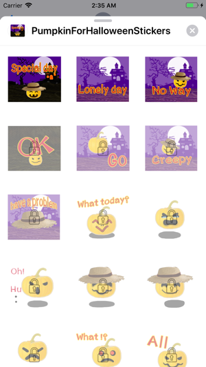 Pumpkin For Halloween Stickers(圖4)-速報App