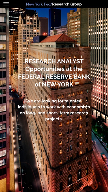 NYFed Research Analyst