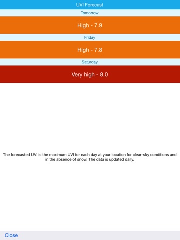 UV Index Widget - Worldwide screenshot 4