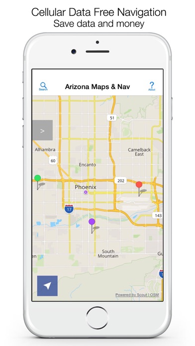 Arizona Offline Maps & Offline Navigation Screenshot 1