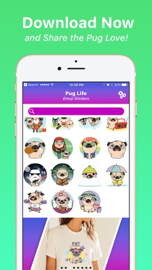 Pug Life Emoji Stickers(圖5)-速報App