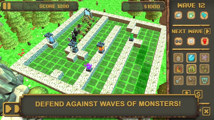 Blocky Tower Defense: Craft 3D