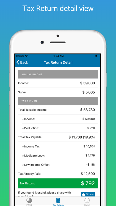 Tax Calculator 2022 ATO Rate screenshot 4
