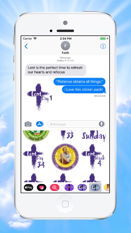 Animated Lent Sticker Pack