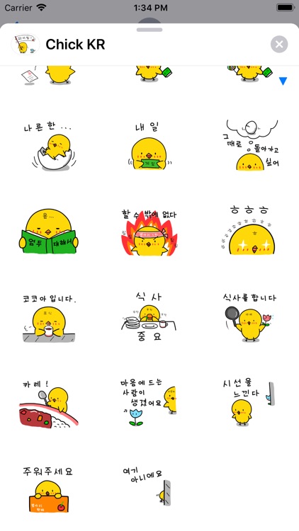Chick KR Sticker screenshot-4