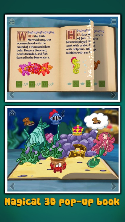 The Little Mermaid ~ 3D Interactive Pop-up Book screenshot-0