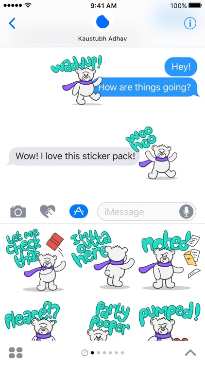 Bear My Day - Animated Stickers screenshot-3