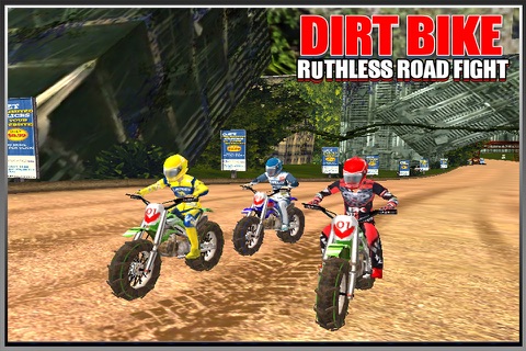 Dirt Bike Road Fight Racing screenshot 2