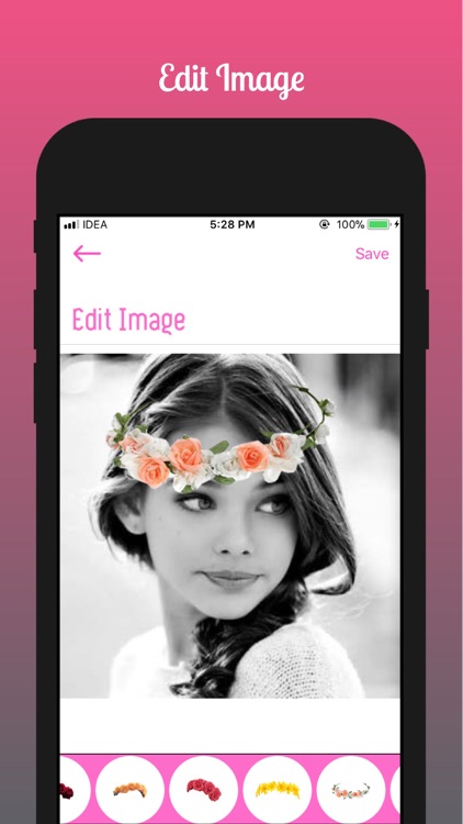 Flower Crown Image Booth screenshot-3