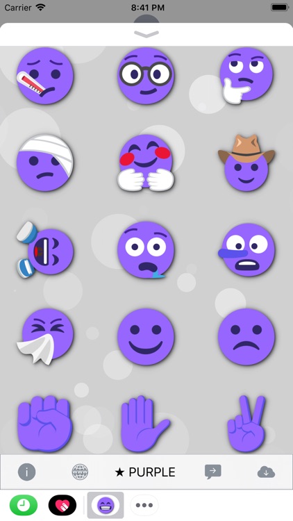 PURPLE Emoji • Stickers screenshot-4