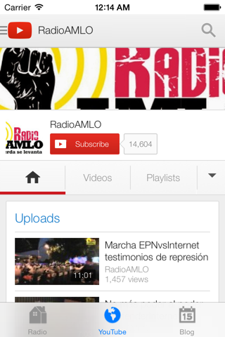 RadioAMLO screenshot 2