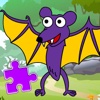 Animal Education Games Jigsaw Puzzle Bat