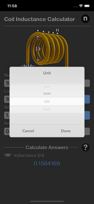 Coil Inductance Calculator(圖3)-速報App