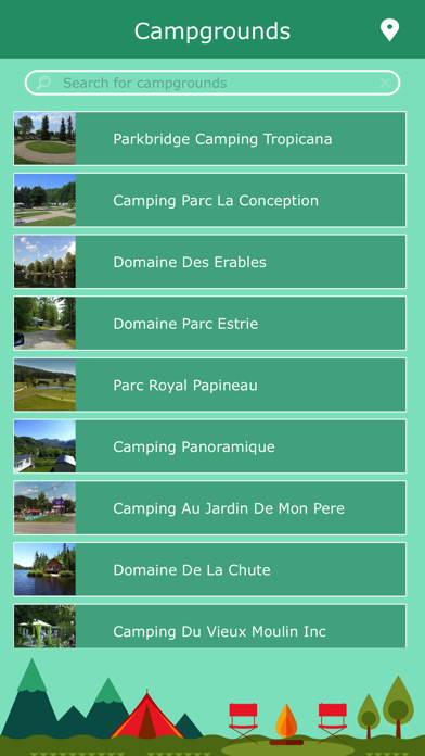 Quebec Campgrounds Guide screenshot 2
