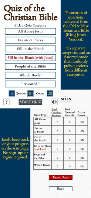 Quiz of the Christian Bible