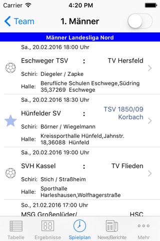 TSV Korbach Handball screenshot 2