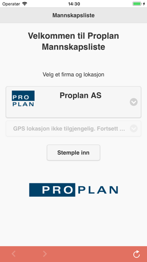 Proplan Mannskapsliste