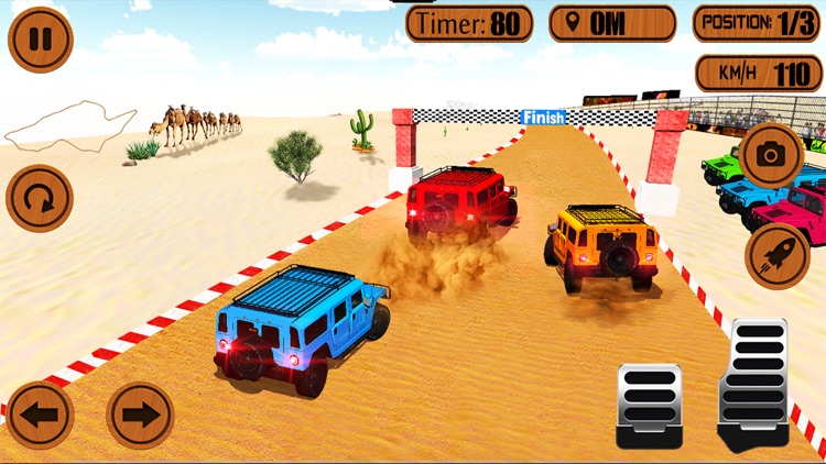 Desert Car Offroad Rally Race