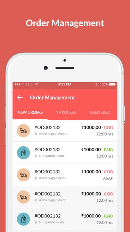 Menu Order - Partner App