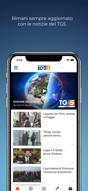 Scaricare App Tg5