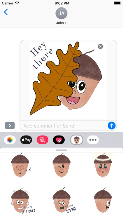 Acorn Fun stickers
