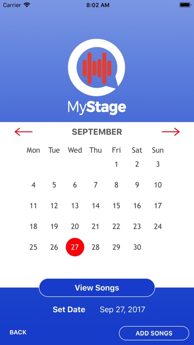 MyStage app screenshot 2