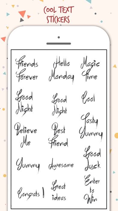 Typography Stickers screenshot 4