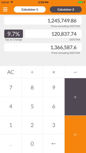 Advance GST Calculator