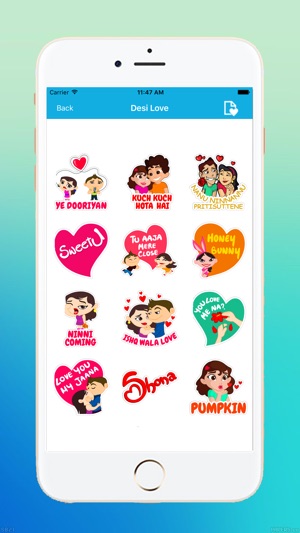 Desi Stickers For Messengers(圖3)-速報App