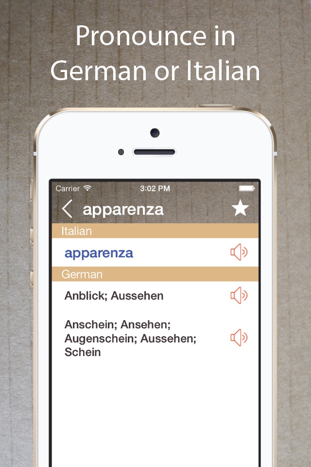 German Italian Dictionary Pro screenshot 2