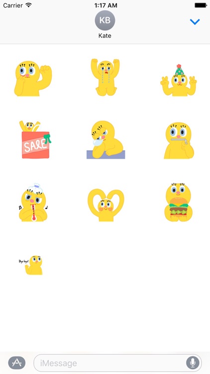 Animated Funny Assistant Sticker