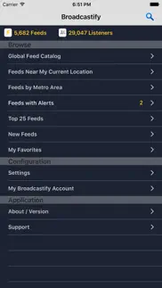 broadcastify iphone screenshot 1