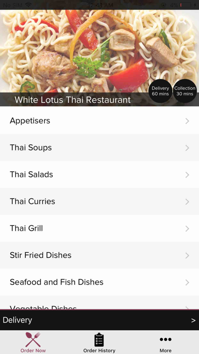 How to cancel & delete White Lotus Thai Restaurant from iphone & ipad 1