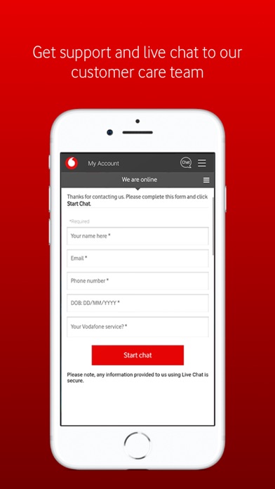 Vodafone chat support