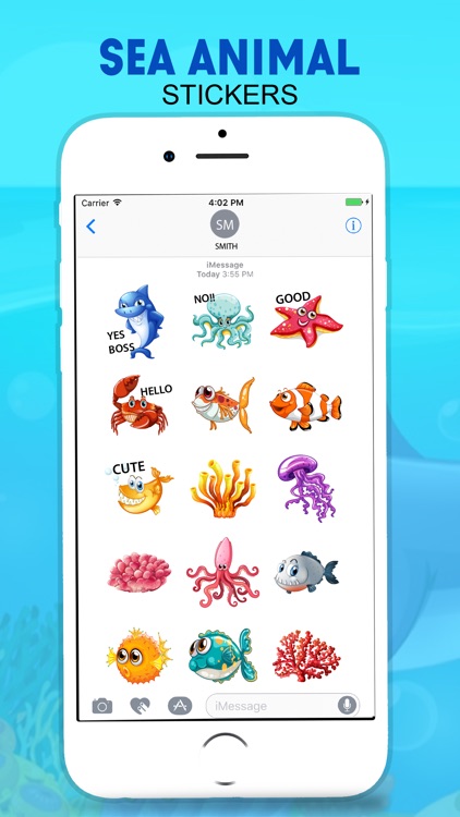 Sea Animals Stickers Pack