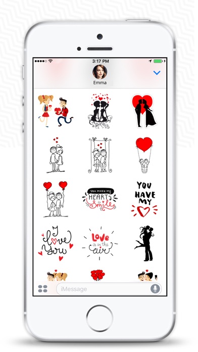 Love Stickers - for iMessage screenshot 3