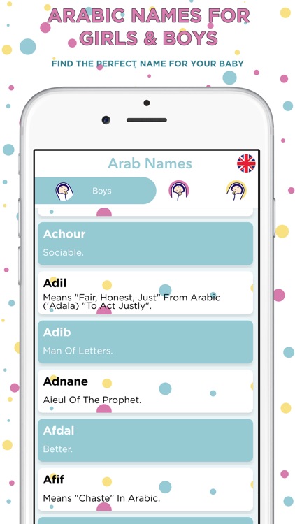 Arabic Baby Names Finder screenshot-3