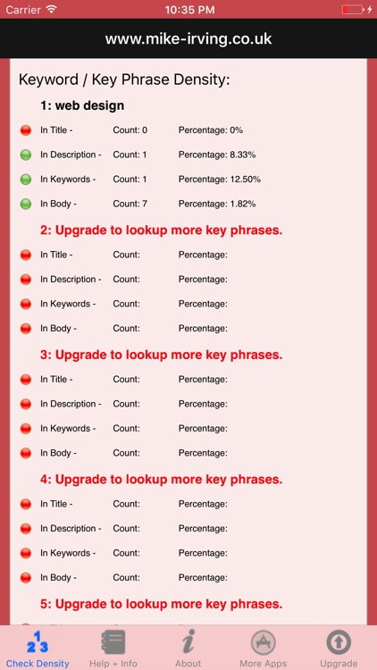 Keyword Density Lite seo tool