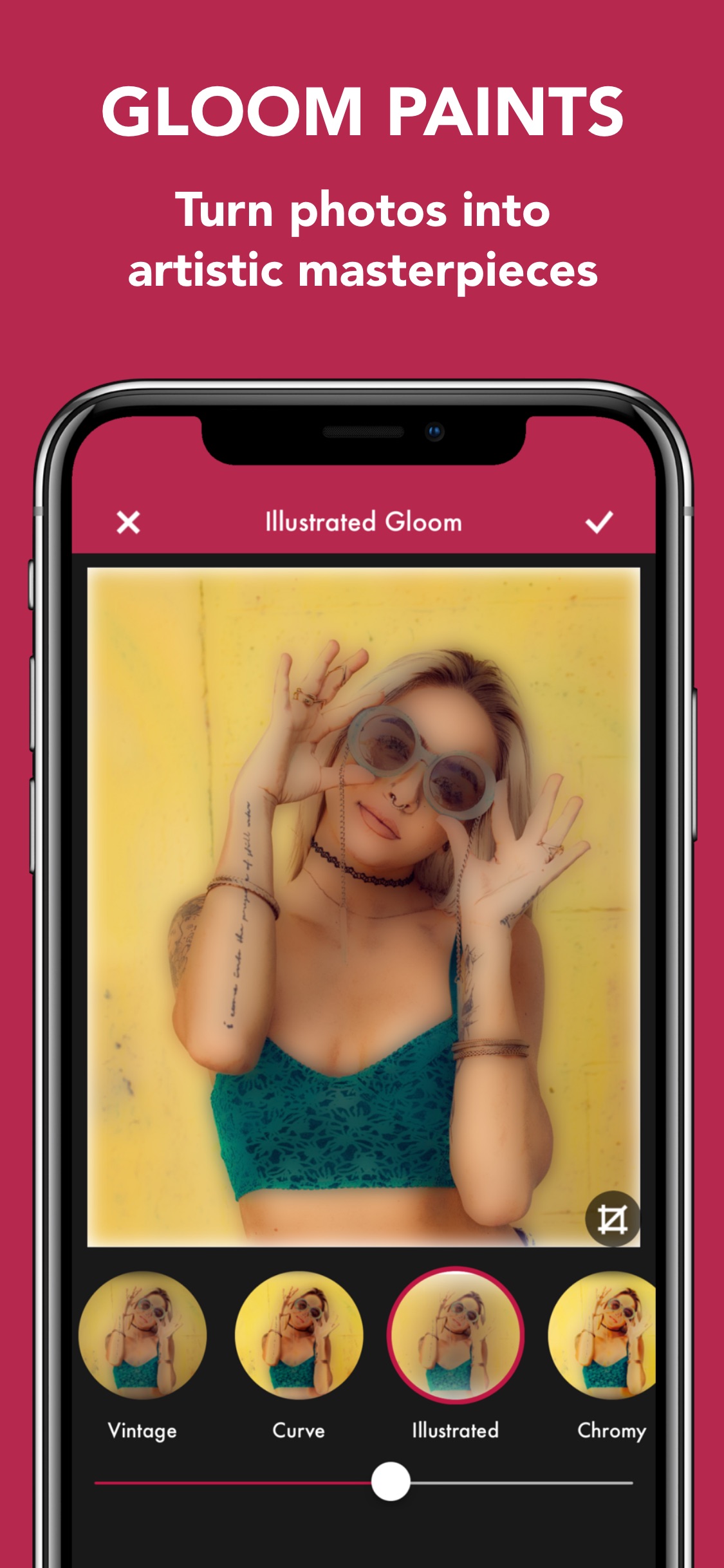 Screenshot do app Gloomlogue