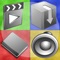 With Flux Player you can use your iPhone, iPad or iPod touch for download, transfer and access of content such as DVDs, videos, audio books, music, ebooks and packaged content