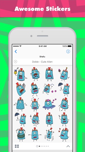 Dobie - Cute Alien stickers(圖1)-速報App