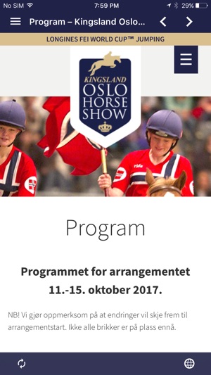 Kingsland Oslo Horse Show(圖2)-速報App