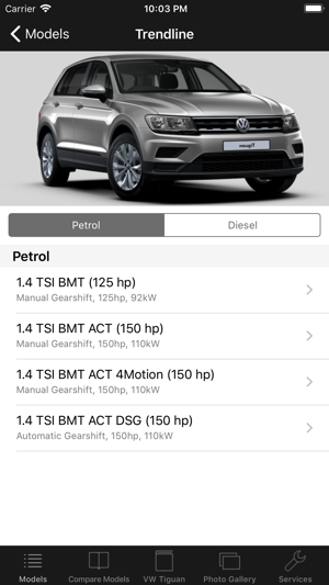 CarSpecs VW Tiguan II 2016(圖2)-速報App
