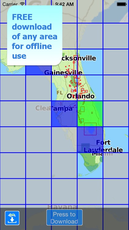 Aqua Map Florida Lakes GPS HD screenshot-5
