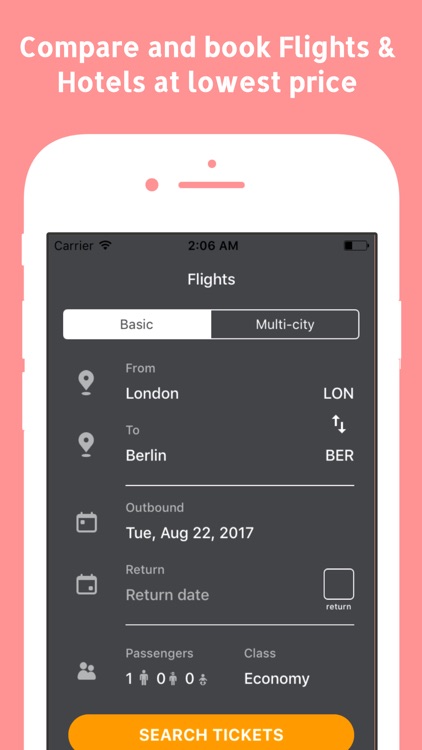 Airways Booking App- Cheap Flights & Hotel Deals