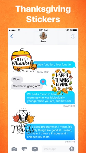 Happy Thanksgiving Fun Sticker(圖3)-速報App