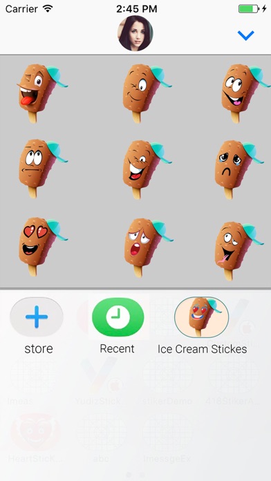 Ice Cream : Animated Stickers screenshot 4