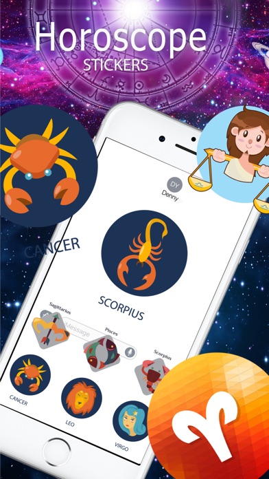 Horoscope Stickers! screenshot 2