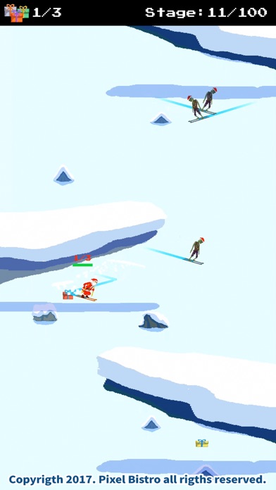 Santa Ski vs Zombies Ski screenshot 4